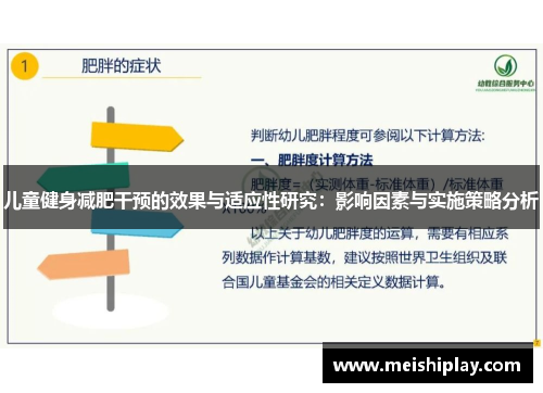 儿童健身减肥干预的效果与适应性研究：影响因素与实施策略分析